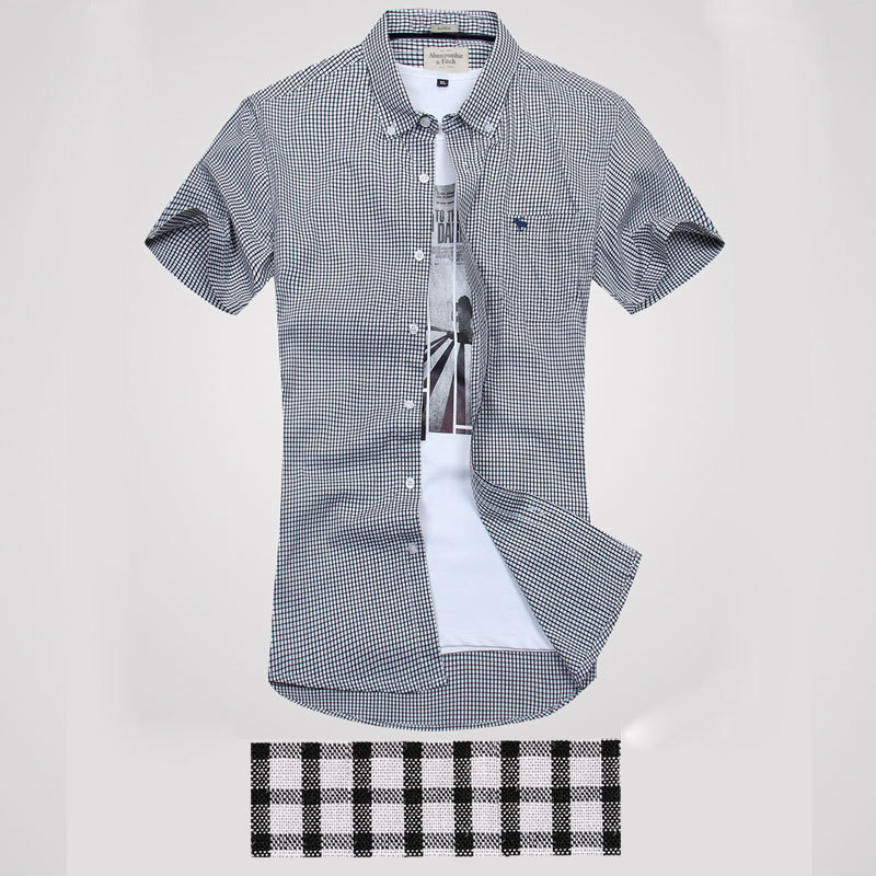 Nueva Abercrombie Fitch Hombres Algodón camiseta de verano AF6855 Nueva Abercrombie Fitch Hombres Algodón camiseta de verano AF6855